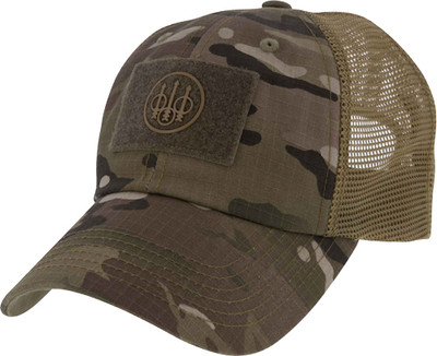 Beretta Cap Trident Tac Patch  Mesh Back Khaki
