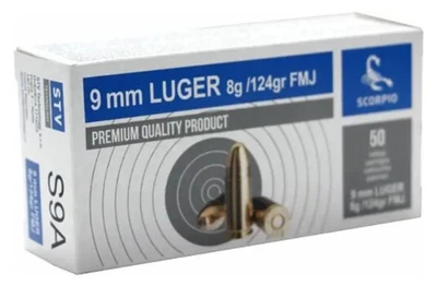 STV 9MM, 124gr, FMJ - 50 Rounds [MPN: S9MM124F]