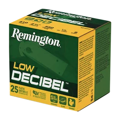 Remington Ammunition R20740 Low Decibel 410 Gauge 2.50" 9 Shot 25 Per Box