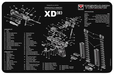 Beck Tek Llc (tekmat) Springfield Armory Xde Tekmat Tekr17xde  17x11 Hg Mat Spg