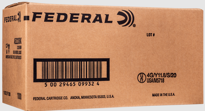 Federal American Eagle .223 REM, 55gr, FMJ - 1000 Rounds [MPN: AE223BKX]