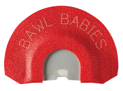 Hunters Specialties JSDIA5 Bawl Babies Diaphragm Call Attracts Multiple Red Horseshoe Cut