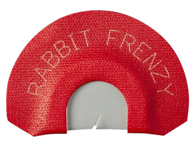 Johnny Stewart Wildlife Calls JSDIA6 Rabbit Frenzy Diaphragm Call Double Reed Sounds Attracts Predator Species Red 45 Degree Cut