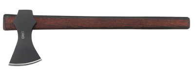 CRKT 2749 Freya 3.46" Blade S55C/1055 Carbon Steel Tennessee Hickory Handle 19" Long Axe w/Hammer