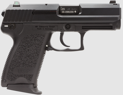 Hk Usp45 Compact V1 45acp  394quot Bbl 28rd Black