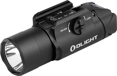 Olight PL Turbo Tactical Light with Spotlight and Floodlight Black