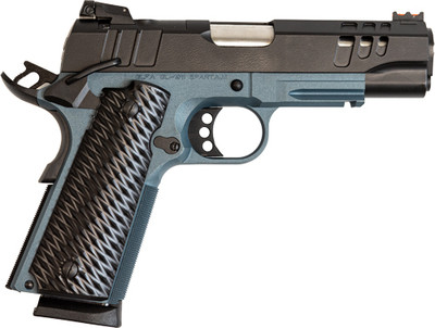 Glfa 1911 Pistol 9mm 4.25" Fs - Black Slide Titanium Frame