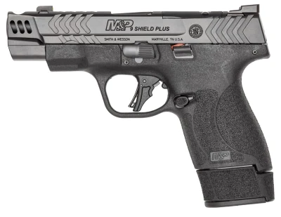 Smith & Wesson M&P9 Shield Plus Carry Comp 9MM, 4" Barrel, 15 Rounds [MPN: 13990]