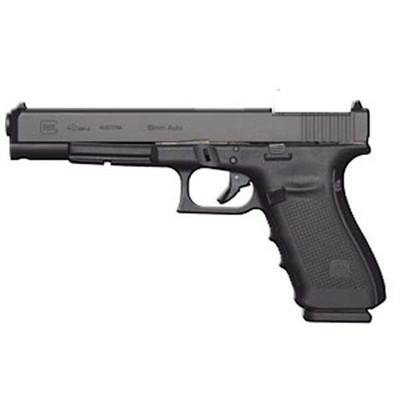 GLOCK G40 Gen 4 MOS 10MM ACP, 6.02in. Barrel, 15rd, 4.5lb Trigger, Adjustable Sights, US - Black [MPN: UG4030103MOS]