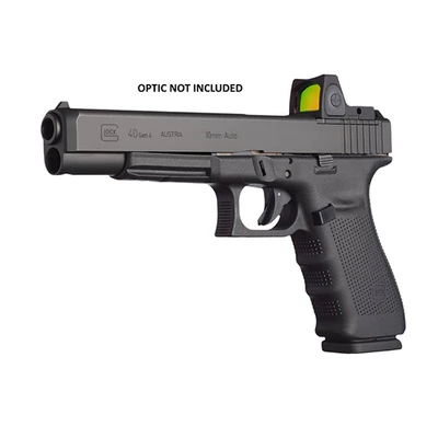 GLOCK G40 Gen 4 MOS 10MM ACP, 6.02in. Barrel, 15rd, 4.5 lb Trigger, Adjustable Sights, US - Black [MPN: UG4030103MOS]