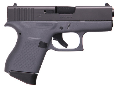 GLOCK G43 Gen 3 9MM 341in Barrel 6rd Fixed Sights US  Gray Frame Black Slide MPN UI4350201GF