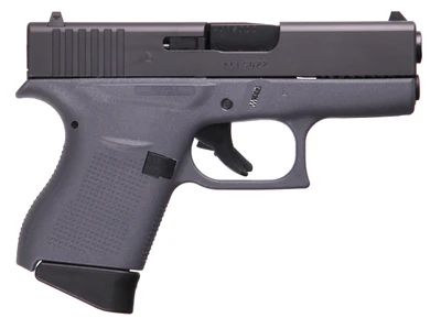 GLOCK G43 Gen 3 9MM, 3.41in. Barrel, 6rd, Fixed Sights, US - Gray Frame, Black Slide [MPN: UI4350201GF]