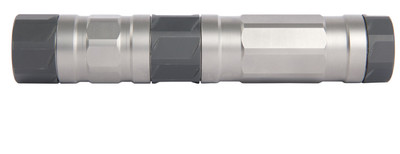 SilencerCo, Switchback 22, Rimfire Suppressor, Modular, 22LR/17HMR/22MAG/5.7MM, 1/2X28, Stainless Steel Baffles, Titanium Tube, Raw Titanium Finish, 1.07" Diameter, 2.5" -5.75" Length