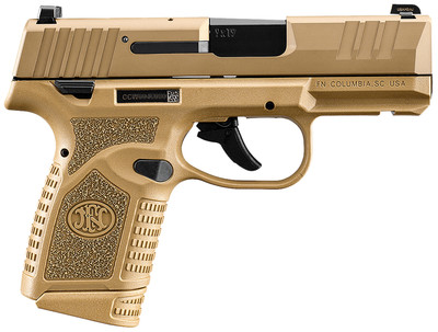 Fn Reflex 9mm Luger 2 10r Mags Fde Safety