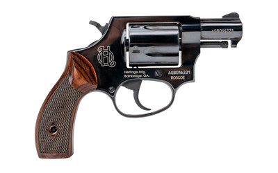 Heritage Roscoe Small Frame 38 Special 2quot barrel 5 round  Wood Grip MPN HR38B2W