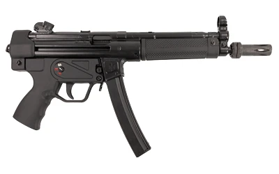 Military Armament Corporation MAC 5 9MM Pistol, 8.9" Threaded Barrel, 2-30rd Mags - Black [MPN: 12750004]