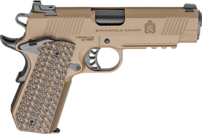 Springfield 1911 Trp 45acp 4.25" 7rd Coyote W/carry Cut 
 