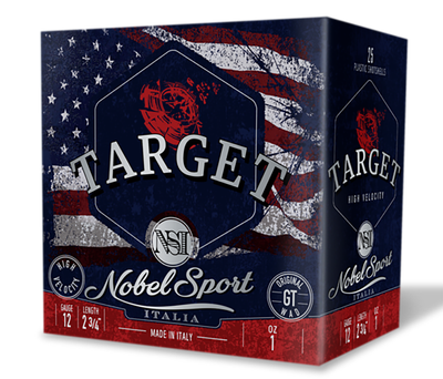 Nobel/Eurosports Target 12 GA, 2-3/4in. 1oz. #8 Shot [MPN: ANS121FSC8] - 25 rounds