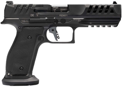 Walther Pdp Sf Match 9mm 5quot Or 10 shot Black Steel Frame