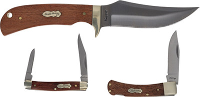 Uncle Henry Knife 3-pc Fixed/ - Folder Combo W/tin Promo Q4<