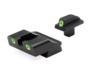 Meprolight Night Sights Colt 1911 Government/Commander Fixed Sight  Green Front & Rear
