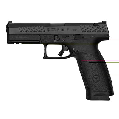 Cz P10 F Or 9mm Fs 19shot  Reversible Mag Catch Black