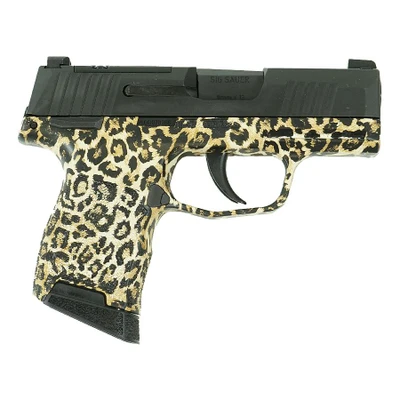 Sig Sauer quotLeopard Printquot P365 Optic Ready Handgun 9mm Luger 10rd Magazines2 31quot Barrel XRAY 3 Sights Manual Safety
