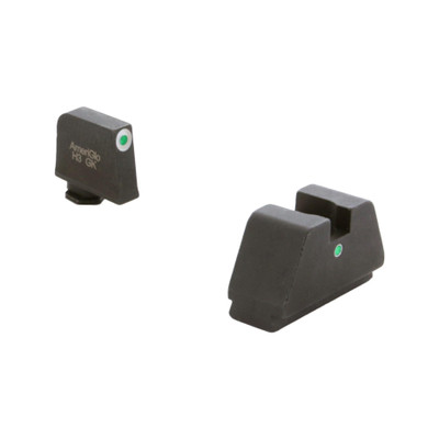Ameriglo 3XL Tall Green Tritium White Outline Front Dot Rear Glock