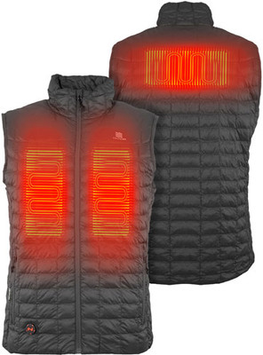 Mobile Warming Men's Bk Cntry  Heated Vest Black Xlarge