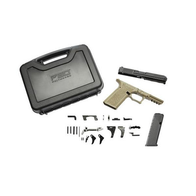 Polymer 80 PFS9 Full Size Handgun Builder Kit 9mm Luger 10rd Magazine 446quot Barrel FDE Frame