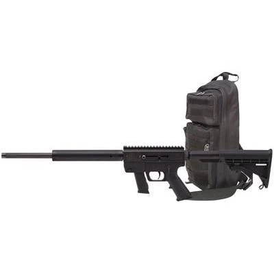 Just Right Carbine Gen3 Safe Takedown Rifle 9mm Luger 10rd Glock Style Magazine 17quot Barrel Black 17in Thordsen Stock wSlingpack