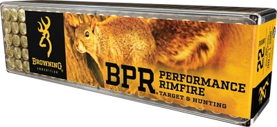 Browning Ammo BPR Performance .22 LR, 40gr, HP - 100 rounds