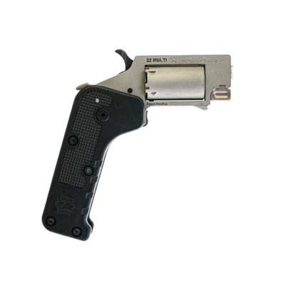 Standard Mfg Switch Gun Handgun Combo 22 WMR amp LR 5rd Capacity 75quot Barrel Silver with Black Grip