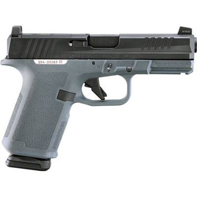 Ruger RXM 9mm 4quot barrel 15 rounds Magpul Grip Frame amp 2 PMAG Magazines  Stealth Grey MPN 19400