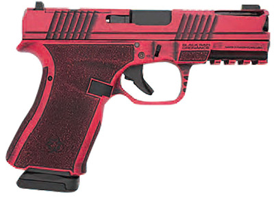 Black Rain Ordnance Compact Frame 9MM 4quot barrel 151 rnd  Red Battleworn MPN FLP9MMRB