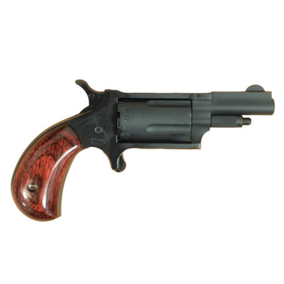 NAA 22M Mini Revolver Handgun 22 Magnum 5rd Capacity 1625quot Barrel Stealth Grey with Rose Grip