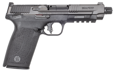 Sampw Mampp 57 No Thumb Safety 5quot 2 10 Rd Mags Optic Cut Black