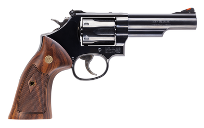 Sampw 19 Classic 357mag 425quot Blued Wood Grips No Int Lock