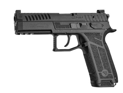CZ P09 F Nocture SR 9mm Optics Ready 53quot barrel 21 rnd  Black MPN 91671