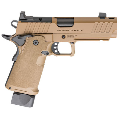 Springfield Armory 1911 DS Prodigy AOS 9mm 425quot Barrel 20 rnd   Coyote Brown MPNPH9117AOSCBCOMP