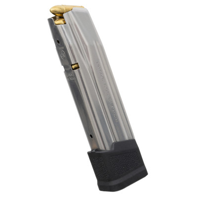 Magpul AMAG 9MM, 21 rnd, fits Sig P320 - Silver/Black [MPN: MAG1465-SST]