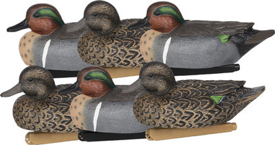 Zink Floater Decoys Green Wing  Teal 6 Pack