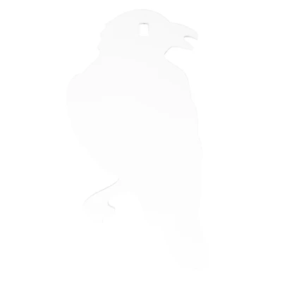 Birchwood Casey AR500 3/8" Silhouette Crow Wht. .