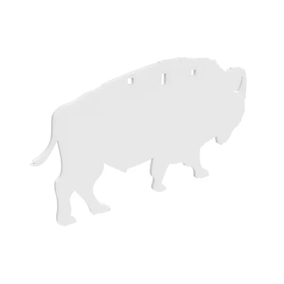 Birchwood Casey AR500 3/8" Silhouette Bison Wht. .