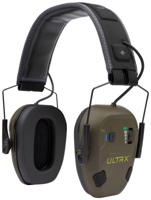 Ultrx Bionic Fuse Ion Emuff  Bluetooth Earmuff 22db Olive