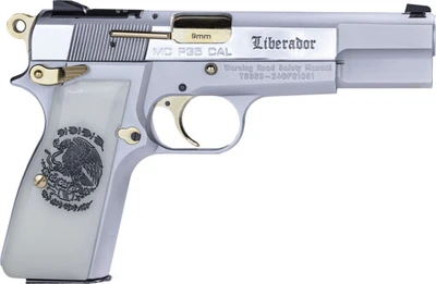 Girsan MCP35 Liberador 9mm, 4.87" Barrel, 10 rnd, CA Complint, Optics Ready - Chrome [MPN:390458]