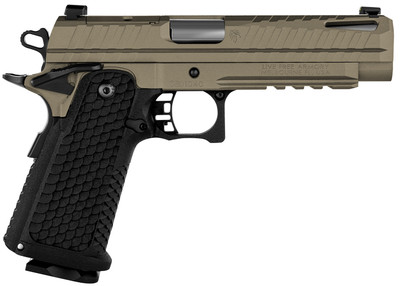 Live Free Armory Apollo 11 9mm Ported 49quot Barrel Optics Ready 17 rnd  Flat Dark Earth MPNLFAPF71206P