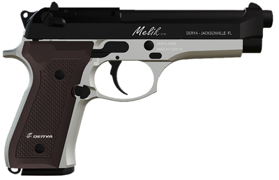 Derya Melik 9mm 490quot Barrel 10 rnd  Silver  Black MPN10LTTMELIK9TR