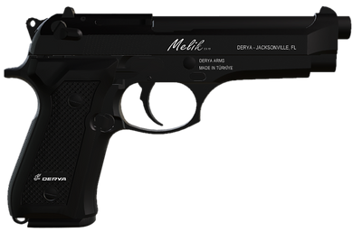 Derya Melik 9mm 490quot Barrel 10 rnd  Black MPN10LMELIK9TR