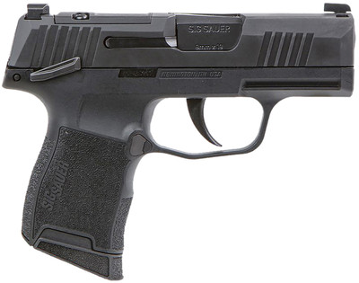 SIG P365 9mm 31quot Barrel Optics Ready Manual Safety 10 rnd  Black MPNW3659BXR3PMS